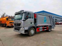 Camion de compression des ordures Euro 3 HOWO 12 tonnes pour les routes poussiéreuses du Sénégal