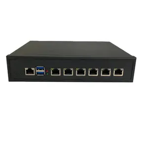 Dispositivo de Red Industrial Armortec para Escritorio, <span class=keywords><strong>CPU</strong></span> Intel Elkhart Lake J6412/J6413/N6415, 6 Puertos LAN de 2.5G, HDD, Mini PCIe, Enchufe Estadounidense - Product Image 1