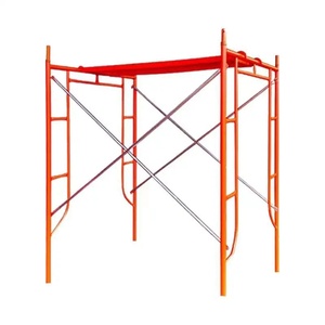 Andamio móvil resistente Q235 H-Frame con escalera galvanizada Accesorios de apoyo de andamio de acero - Product Image 1