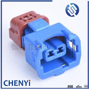 2 Pin blau PB186-02326 Serie Weibliche wasserdichte Knock Detonation Sensor Stecker Auto-Anschlüsse - Product Image 4