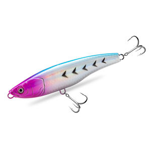 Hunthouse crayon appâts naufrage eau crayon leurres de pêche 110mm/50g appâts de pêche en plastique avec 3D leurre yeux crayon appâts de pêche - Product Image 1