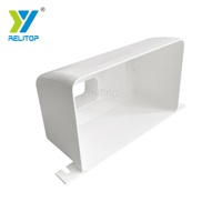 Accessoires de drainage carrés en PVC pour la récupération des eaux de pluie, entonnoir de collecte pour tuyau de descente, résistant à la corrosion, écologique, pour hôtels