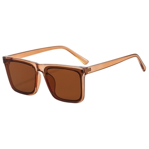 Lunettes de soleil carrées classiques unisexes, protection UV400 haut de gamme, verres en acrylique, monture en PC, lunettes de conduite, mode, vente en gros Chine - Product Image 4