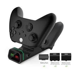 Honcam-Consola De videojuegos, accesorios con Control De vídeo, Manette, Serie, cargador De acoplamiento para Microsoft Xbox