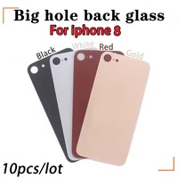 Vente en gros de verres arrière rotatifs avec grande ouverture pour objectif, compatibles avec les modèles 8 Plus, X, XS Max, XR, 11, 12, 14 Mini, SE