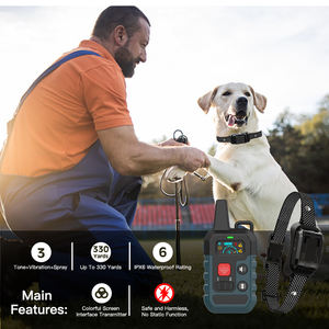 330 yardas Humane Dog Spray Bark Collar 3 modos Spray Vibration Beep Anti Barking Training Collar Spray Dog Collar - Product Image 2