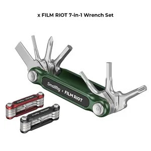 Para Soporte de Cámara SmallRig 4374 X FILM RIOT, Juego de Llaves Plegables 7 en <span class=keywords><strong>1</strong></span>, Kit de Herramientas Multiusos Portátil con 90 °   180 °   Posicionamiento en Ángulo - Product Image 1