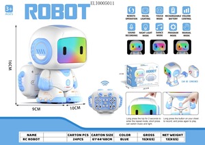 MILI <span class=keywords><strong>2</strong></span>.4GHz无线编程智能遥控机器人机械步行跳舞音乐机器人色光 - Product Image 3