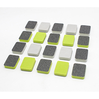 Éponge en acier inoxydable MINI, forme rectangulaire, haute absorption d'eau, pour la cuisine, nettoyage des verres, de la céramique, des plats et des casseroles
