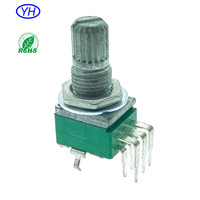 Amplificateur de puissance sonore de haute qualité, montage vertical sur circuit imprimé de 9 mm, potentiomètre stéréo double à 6 broches, 1k 5k 10k 20K 50k 100k 500k 1M