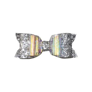 Kinderen 3-laags grosgrain lint met pailletten en glitter haarclip voor feestjes en dagelijks gebruik haaraccessoires - Product Image 2