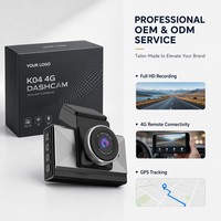 Caméra de tableau de bord 4G à double objectif, enregistreur vidéo 2K, Wi-Fi intégré, GPS, contrôle par application, moniteur de stationnement IPS 3,0 pouces, dashcam 4G