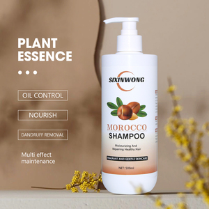 Shampoo à l'huile d'argan marocaine pour cheveux faibles et cassants - Formule nourrissante et fortifiante douce, sans sulfate et nettoyage en douceur, 500 ml - Product Image 3