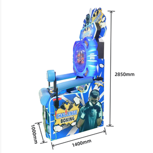 Máquina de Boxeo Arcade de Desafío para Centros Comerciales, Operada con Monedas, con Redención de Tickets en Inglés, de Metal - Product Image 5