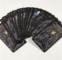 Jeu de cartes de tarot et d'oracle personnalisable KingCards, en papier artistique portable, avec finition mate, boîte spéciale et livret