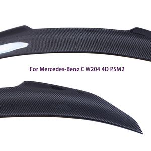 สปอยเลอร์หลังคาร์บอนไฟเบอร์ทรง PSM สำหรับรถยนต์ C-Class W204 4 ประตู ปี 2007-2014 - Product Image 3