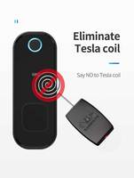 Serrure de porte électrique intelligente Tuya WiFi étanche avec application cloud, capacité de 100 groupes d'empreintes digitales, NFC biométrique, en alliage d'aluminium pour porte en bois