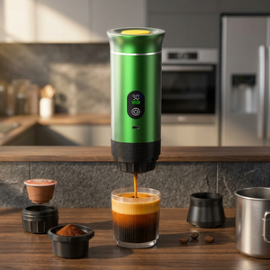 Factory Direct Sale Cordless <b>Portable</b> Espresso <b>Maker</b> Rechargeable Mini <b>Coffee</b> Brewer for Camping Car & Office - Product Image 1