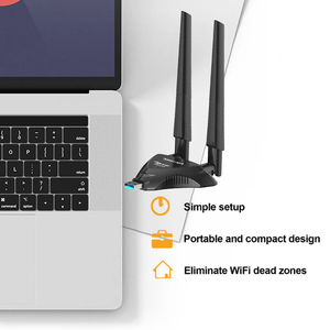 Extensor de Rango <span class=keywords><strong>WiFi</strong></span> PIX-LINK 1800Mbps Wifi6, <span class=keywords><strong>Amplificador</strong></span> de Señal <span class=keywords><strong>WiFi</strong></span>, Repetidor <span class=keywords><strong>WiFi</strong></span> USB de Doble Banda para el Hogar con 2 Antenas - Product Image 4