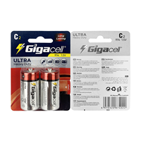 Batería Primaria de 1.5v, Tamaño C, de Carbono Zinc, UR14, Ultra Resistente, de Alta Potencia
