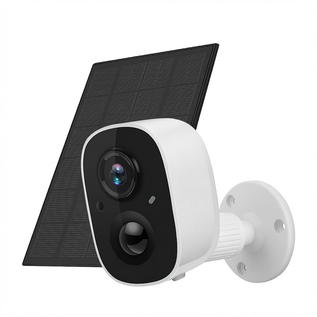 Security Camera IP66 Waterproof PIR Motion Detection Alarm Built-in Siren CMOS Two-Way Audio Pan-Tilt Solar Cloud SD Card
