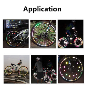 Réflecteur <span class=keywords><strong>de</strong></span> rayon <span class=keywords><strong>de</strong></span> roue <span class=keywords><strong>de</strong></span> <span class=keywords><strong>vélo</strong></span> qui brille dans le noir, réflecteur <span class=keywords><strong>de</strong></span> <span class=keywords><strong>vélo</strong></span> - Product Image 6