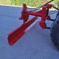 Niveleuse hydraulique de haute technologie 30-60 CV, niveleuse de terrain agricole, lame de niveleuse, boîte à racloir, tracteur à vendre