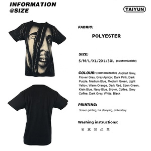 <span class=keywords><strong>Tupac</strong></span> 3D stampa digitale Casual o-collo Streetwear camicia Rapper maglia tessuto grafico Design per t-<span class=keywords><strong>Shirt</strong></span> - Product Image 6