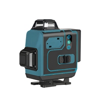 Niveau laser vert 360° auto-nivelant, précision élevée ±1mm/5m, portée 30m, double batterie 2400mAh, outil professionnel