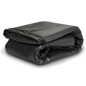 Đen 400gsm geosynthetics mịn HDPE geomembrane Pond Liner trang trại cá - Product Image 1