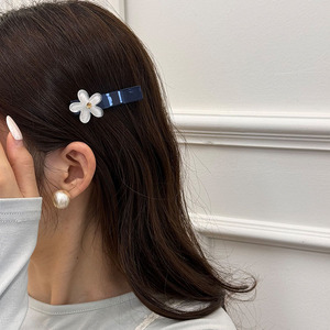 Barrettes à <span class=keywords><strong>cheveux</strong></span> plates personnalisées vintage exquises en acétate bleu et jaune, petites pinces à <span class=keywords><strong>cheveux</strong></span> pour le quotidien, les vacances, la plage et les fêtes - Product Image 2