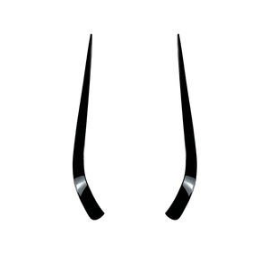 Autocollant de ventilation avant Alfa Romeo Giulia, texture carbone noir piano, 2015-2022, décalcomanie de voiture, modification de carrosserie - Product Image 4