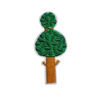 Patch brodé en tissu Forêt Fantastique, Patch animaux de dessin animé, Patch Tigre Crocodile, Patch Oies, Badge brodé par ordinateur