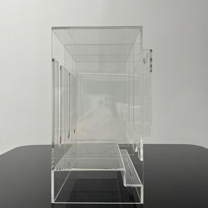 Estuche Dispensador de <span class=keywords><strong>Cartas</strong></span> de 3 Ranuras <span class=keywords><strong>para</strong></span> <span class=keywords><strong>Cartas</strong></span> TCG de Pokémon Premium Yugioh, <span class=keywords><strong>Caja</strong></span> Expositora Acrílica <span class=keywords><strong>para</strong></span> Sobres - Product Image 3