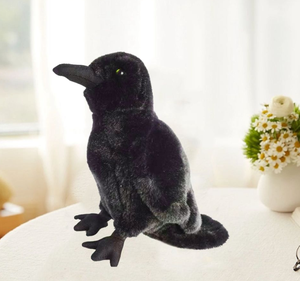 סימולציה יצירתית קטיפה בובה שחורה בובה צעצוע ממולא חמוד יצרן צעצוע ציפור סרטה צעצוע יכול לעמוד על שתי הרגליים - Product Image 5