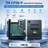 Passerelle IoT industrielle TM-CP2B-P, calcul en périphérie, 2xRS485, 2xCANFD, 2xEthernet, 4DI, 4DO, 2xAI, WiFi, 4G LTE, LoRaWAN, Modbus, OPC UA, Ubuntu
