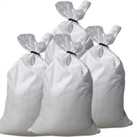 Sac en PP tissé recyclable de 0,3 mm d'épaisseur pour riz, engrais et aliments pour animaux, utilisable en agriculture, disponible en 10 kg, 25 kg et 50 kg