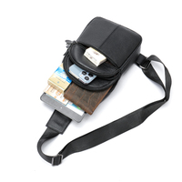 MARRANT décontracté noir épaule sac à dos hommes sac à bandoulière en cuir véritable hommes bandoulière poitrine sac concepteur en cuir poitrine sac pour hommes