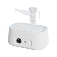 Nébuliseur Électrique Portable à Compresseur, Atomisation Fine, Débit Réglable, Commande à un Bouton, Alimentation Double Lithium DC pour Usage Domestique