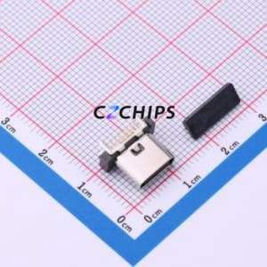 TYPEC-300D-BCP16H88 USB Connector Through hole Component (THT) Connector Type-C USB 3.1 Female Through Hole - Product Image 1