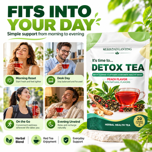 OEM Herbal Detox <b>Tea</b> Peach Flavor 20 Pyramid Bags Body Cleanse Colon Detox Flat Belly Slimming <b>Tea</b> Manufacturer - Product Image 6