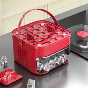 Eco-Friendly One-Click Quick-Frozen <b>Ice</b> Cube Mold Easy Release Whiskey Household <b>Ice</b> Box Storage Reusable Plastic <b>Ice</b> <b>Maker</b> Tool - Product Image 5