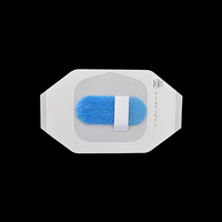 Cannule IV médicale jetable avancée avec pansement transparent et dispositif de fixation de l'aiguille restante pour le soin des plaies