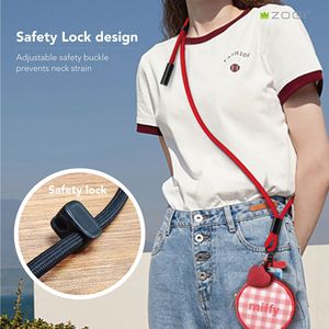 हाईट क्वालिटी 2 में 1 फोन लैनीनार्ड स्ट्रैप विरोधी खो नायलॉन ब्राएडेड डीवीडी 60w फास्ट चार्जिंग टाइप सी सी यूएसबी पावर डेटा केबल - Product Image 5