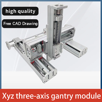 Heavy Duty CNC Motorisé Xyz Portique Vis À Billes Actionneur Linéaire Robot Système Guidage Slied Table Étape 300mm à 4000mm