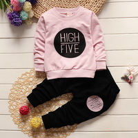 Ensemble de vêtements pour bébé de haute qualité de 0 à 4 ans, en coton, tenues pour garçons et filles, costumes d'hiver et d'automne pour enfants, vêtements pour tout-petits