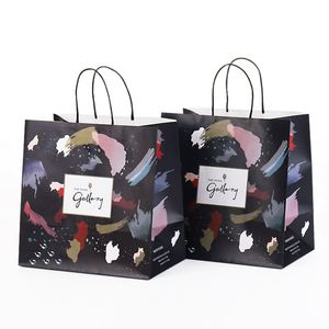 Sac en papier artisanal pour petits cadeaux, 100 % recyclable, écologique, avec poignée renforcée et votre propre logo - Product Image 5
