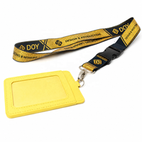 Échantillon gratuit, étiquette personnalisée, logo, fil métallique doré, cordon tissé détachable avec porte-badge
