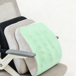 Coussin lombaire respirant en mousse à mémoire de forme YUE RISE pour chaise de gaming avec support lombaire, idéal pour le bureau ou les longues périodes de sédentarité, coussin compensé à rebond lent - Product Image 1