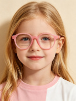 Lunettes TR90 pour enfants, monture ronde, flexibles et durables, lunettes optiques pour enfants, garçons et filles, 8 couleurs